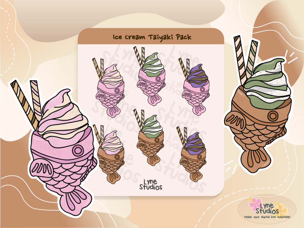 Ice Cream Taiyaki Pack